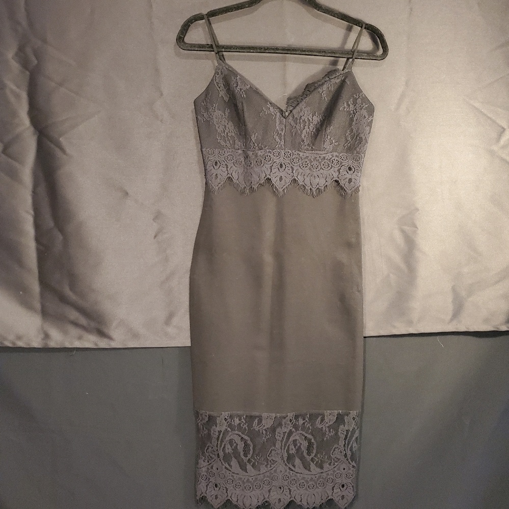 Leith Black Lace Dress-Small/Medium-Stretches